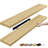  35" Long Floating Shelves with Invisible Mounting - Set of 2, Maple Wood-654864807-648025865