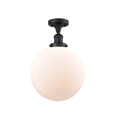 Brislington Glass Semi Flush Mount