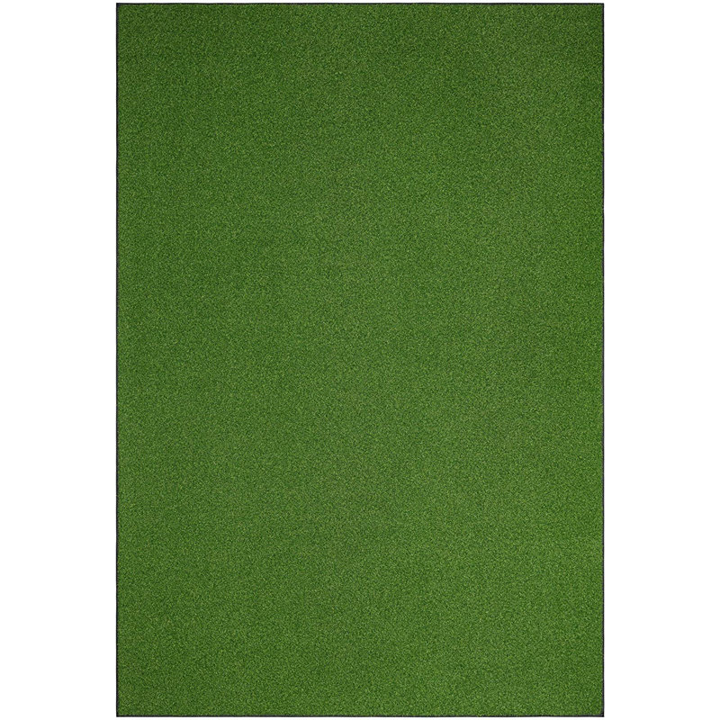 Tapis d'extérieur avec pelouse synthétique antidérapante robuste, Rectangle 6 pi x 8 pi