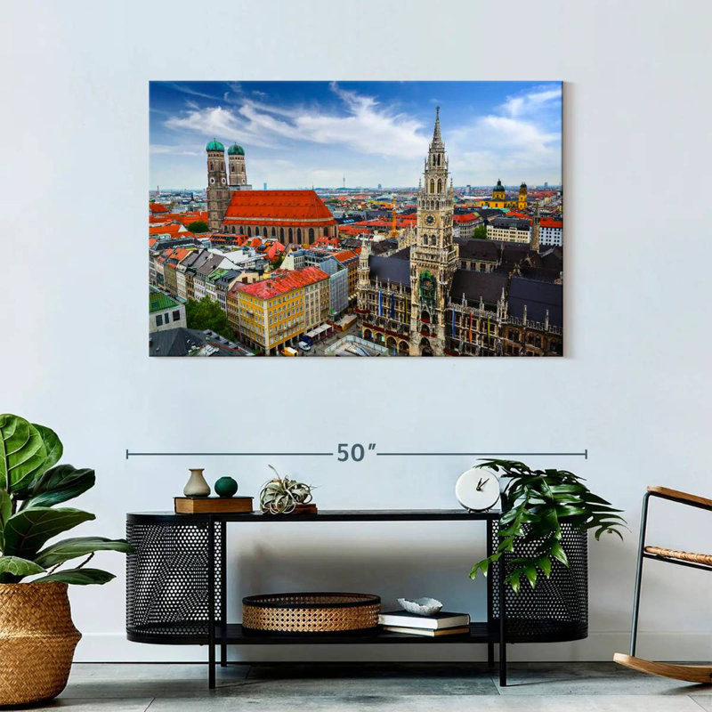 Paysage urbain du camion R munich, H 30 po x l 45 po
