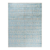 Overdyed One-of-a-Kind 7' 10" X 9' 10" Hand Knotted Area Rug
