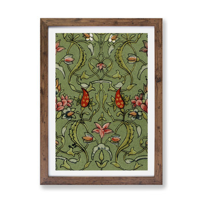 'Antique Floral Illustration' by Owen Jones - Picture Frame Painting Print on Paper