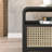 Ruyle 19.7'' W Metal,Rattan,Engineered Wood Nightstand