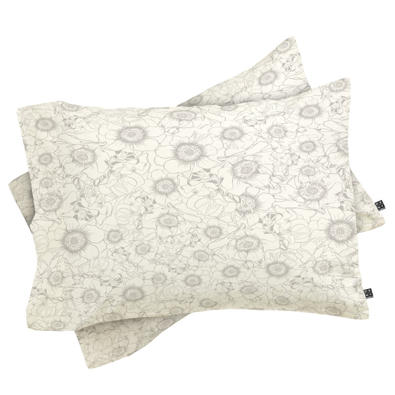 Mertie Modern & Contemporary Polyester Floral Comforter, Twin