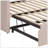 Daybed With Extended Pop Up Trundle, Upholstered Sofa Bed Daybed, Space-Saving Twin To King Design, Perfect For Guest Room, Velvet-322327241