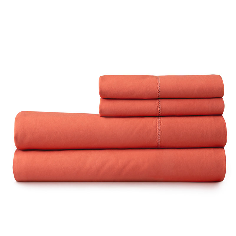 Ensemble de draps 100% coton 200 fils 200 fils, Feuille d'automne, Très grand