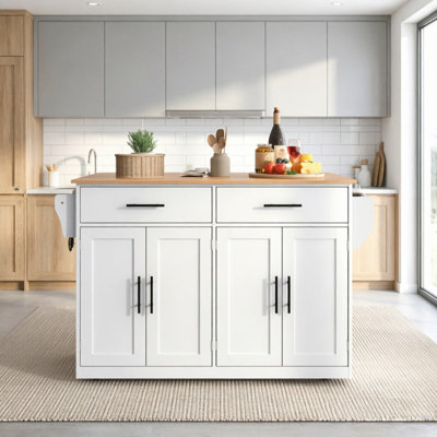 120 cm W Kitchen Island with