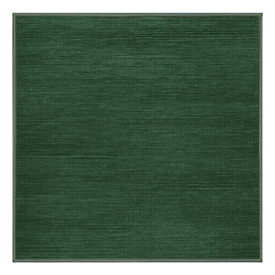 Machine Washable Solid Green Area Rug