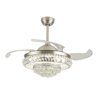 Ventilateur de plafond à DEL 36 po rétractable