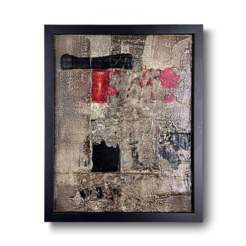Basalt No. 4 - Original Mixed-Media Abstract Painting by J. Kent Martin