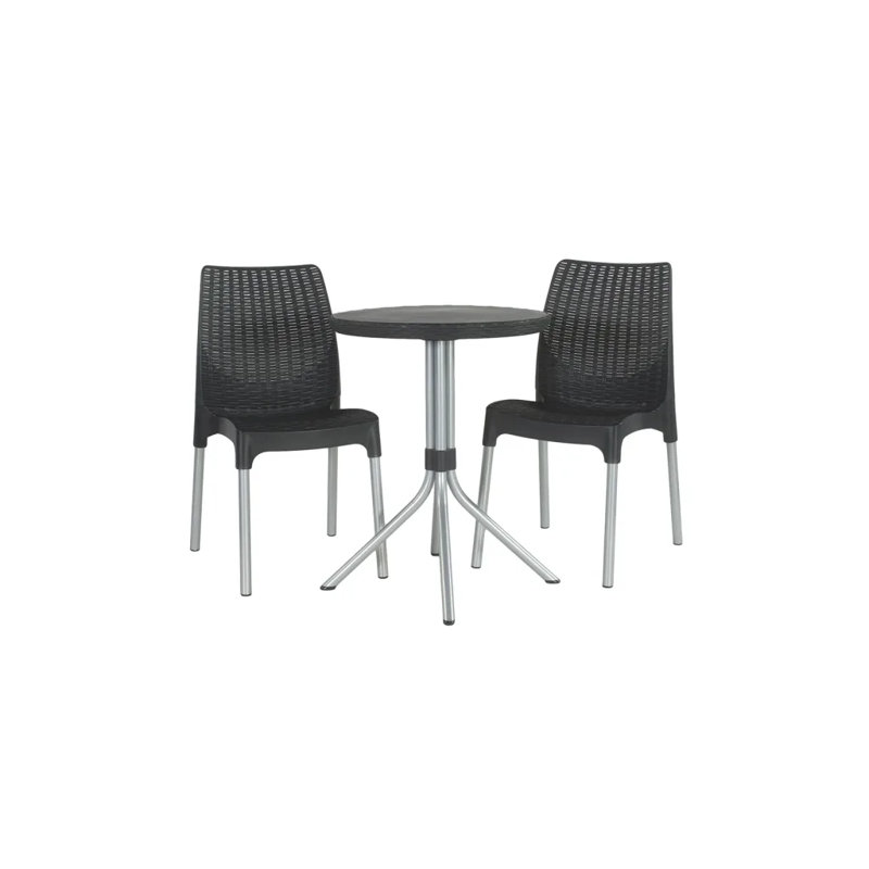 Keter Bistro Set Chelsea Graphite