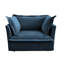 Canapé simple contemporain à siège profond et confortable-355761254