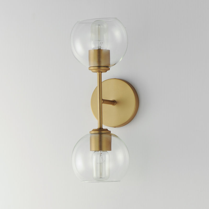 Steel Wallchiere, Natural Aged Brass