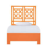 Lattice Back Platform Bed