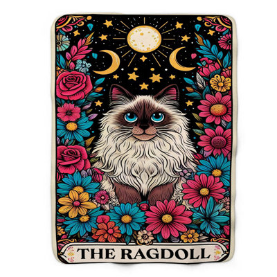 Carte de tarot 1 pièce The Premium Ragdoll Tarot Card
