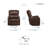  Norihisa 30" Modern & Contemporary Faux Leather Reclining Chair with Tab Pull Recline, Pocket Coil Seating & Solid Wood Frame-650992871