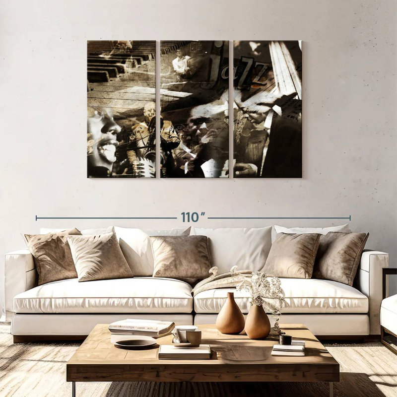 Abarca Collage Jazz, 48" H x 74" W