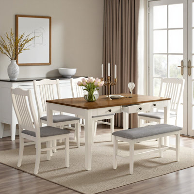Bricia Rectangular 6 Piece Dining Set