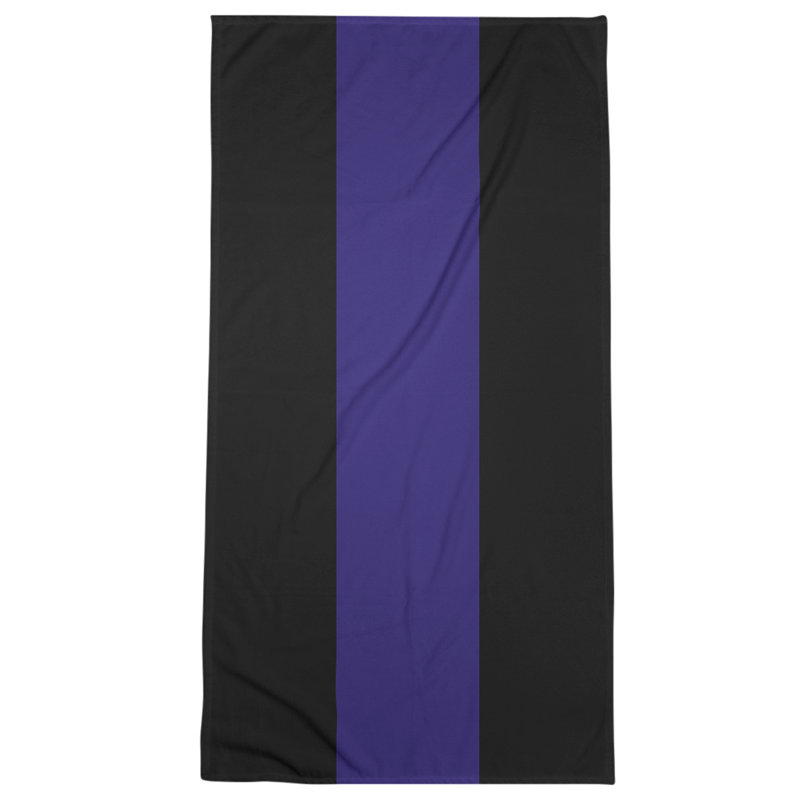 Beach Towel, Black/Dark Black