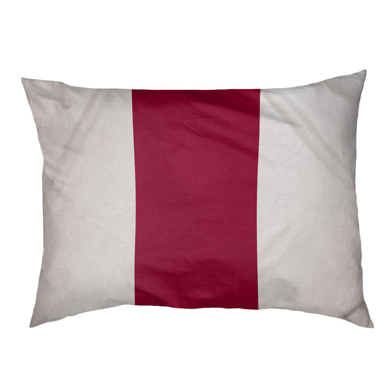 Coussin Golden State, Moyen (l 28 po x P 18 po x H 6 po), Blanc / Marron