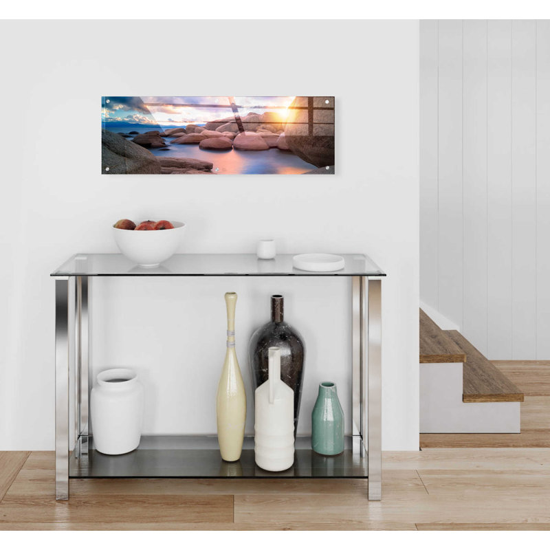 " Sunset Cove " by Dennis Frates, 12" H x 36" W x 0.2" D