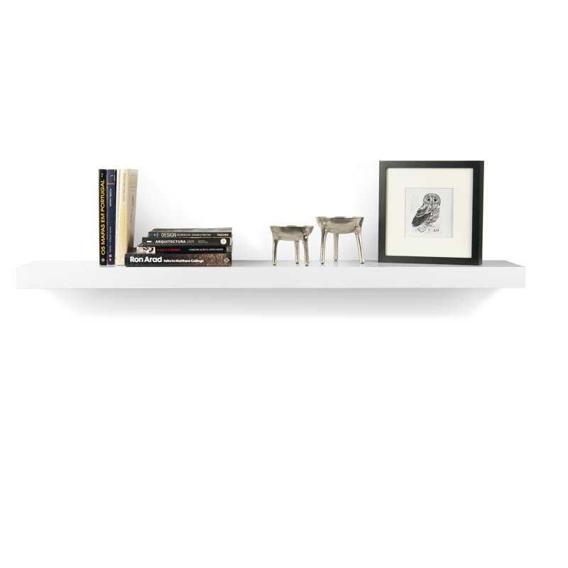 Balda Floating Shelf, 2'' H x 47'' W x 9'' D, Pure White