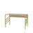 Ricka Modern Writing Desk With Metal Legs-1060175006