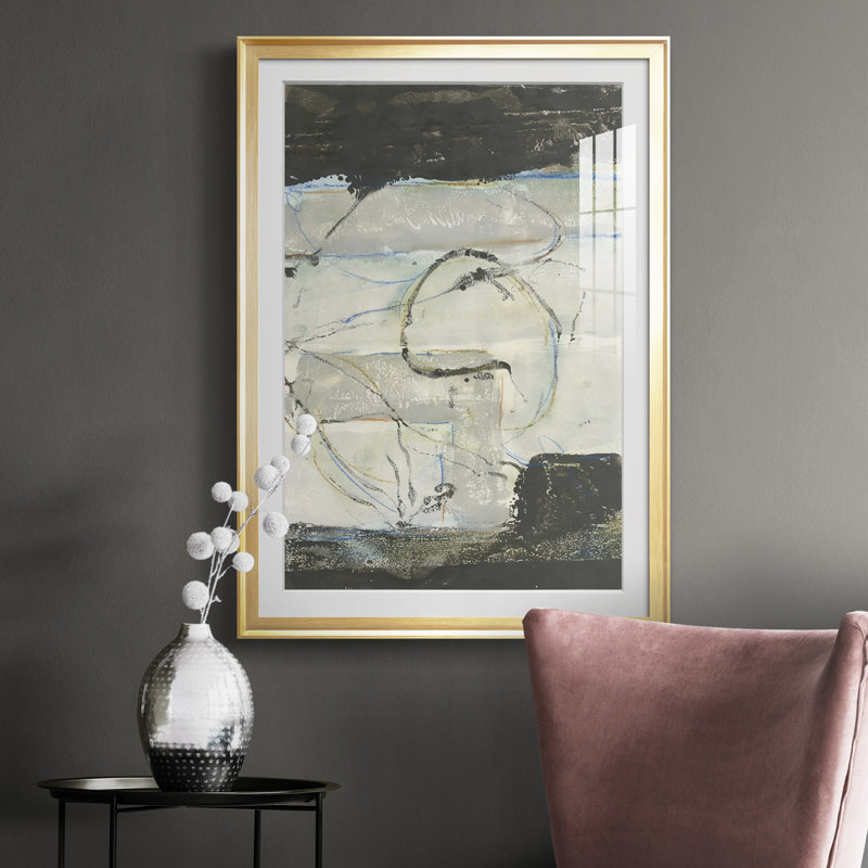 «Continuent Energy I», reproduction encadrée de qualité supérieure, prête à être accrochée, H 36,5 po x l 26,5 po x P 1 po