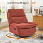 Fauteuil inclinable pivotant Cozy Chenille-1746682848