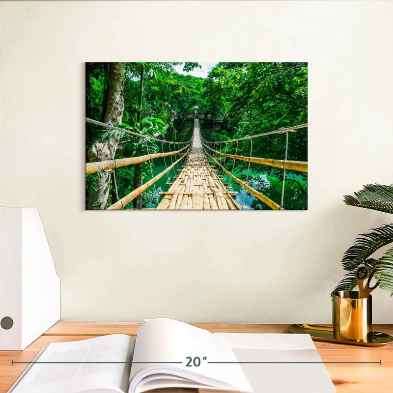 Lilie Bamboo Bridge, 8" H x 12" W