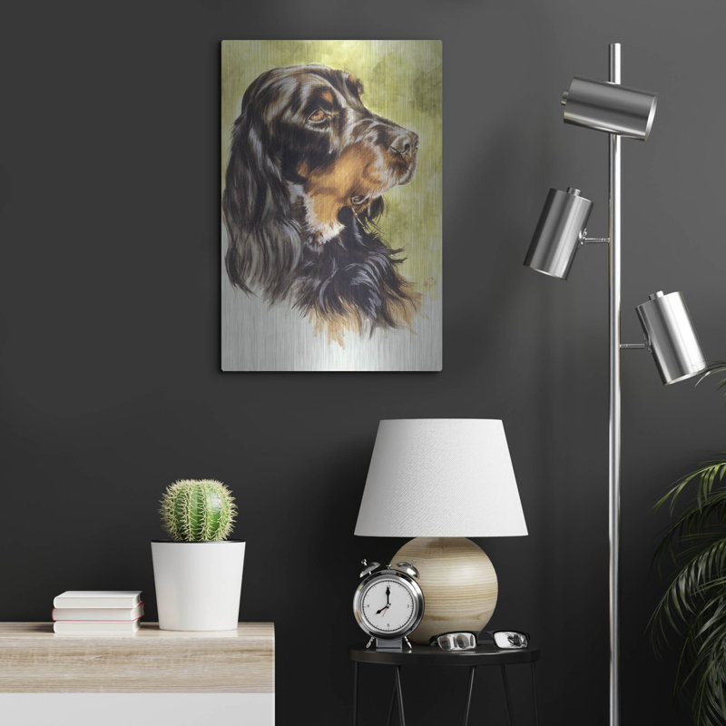 " Gordon Setter " Print, 24" H x 16" W