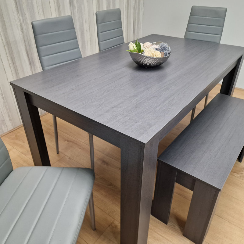 Miori Dining Set, 75 H x 117 L x 77 W cm