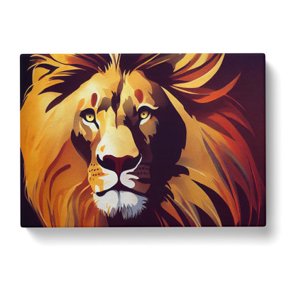 Unbelievable Lion - Wrapped Canvas