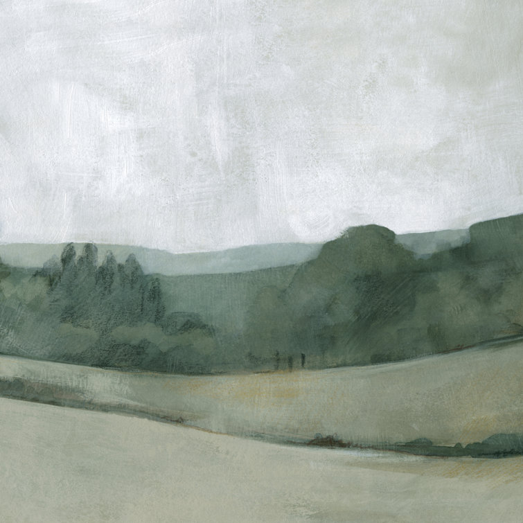 Soft Evening Landscape II by Emma Caroline - Wrapped Canvas Painting