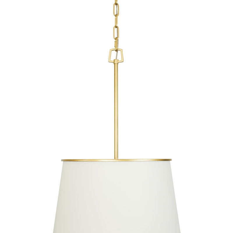 Coco 9-Light Pendant, Matte White, Matte White/French Gold