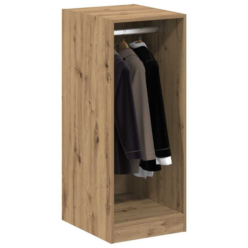 Wardrobe 48X41x102 Cm Engineered Wood, Artisan Oak