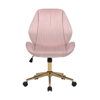 Blue Elephant Velvet Task Chair