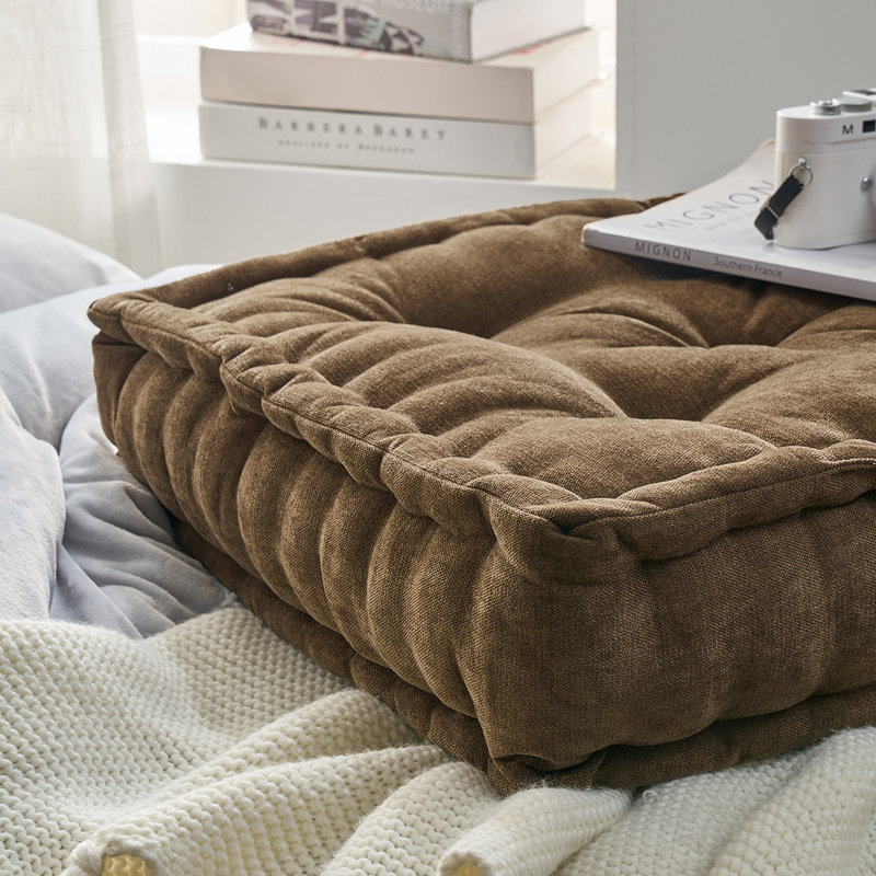 Rainha® - Coussin classique capitonné, Brun
