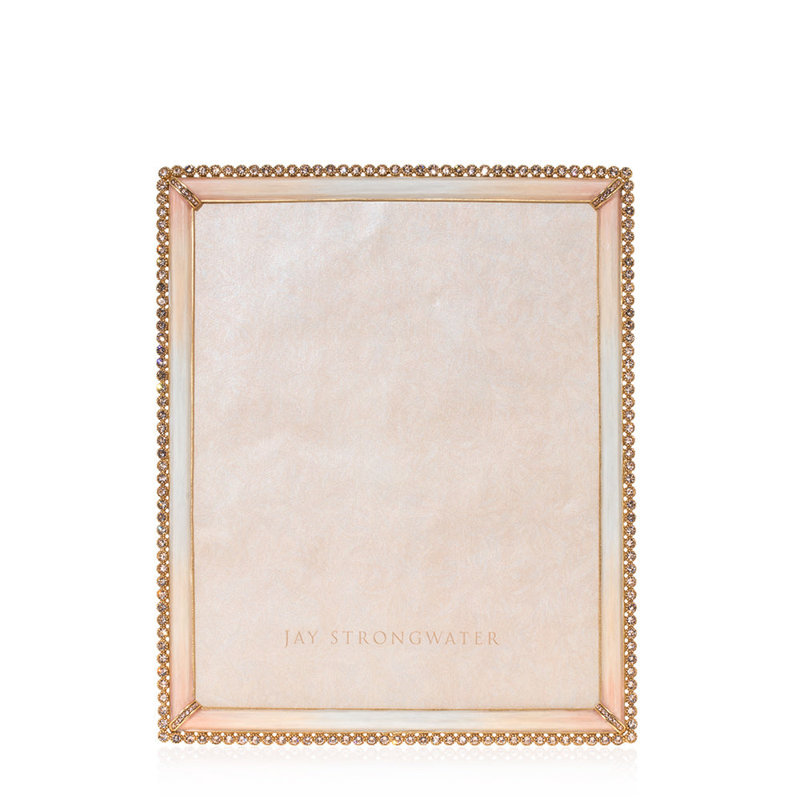 Cadre Laetitia Stone Edge 8 po x 10 po - Boudoir, Crème