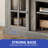 65" Modern Contemporary Multifunction Media Center Side Cabinet with Power Outlet-930917238