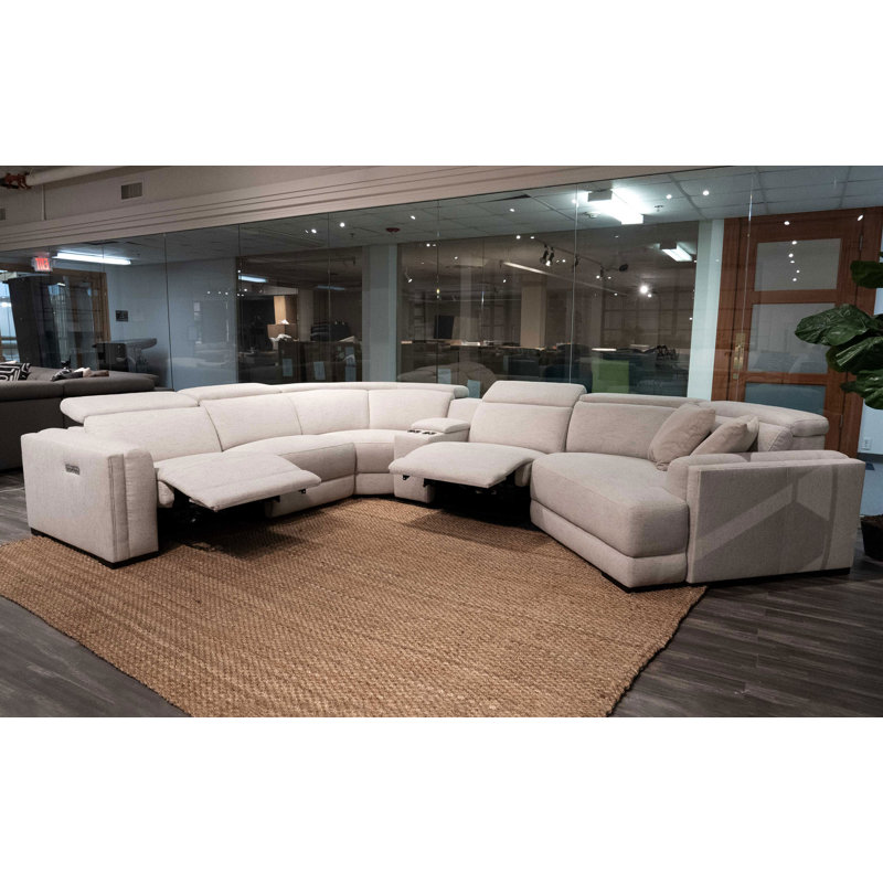 Upholstered Power Reclining U-Shaped Sectional
