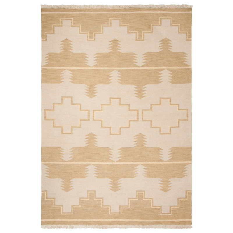 Ralph Lauren Plains Creek Wool Geometric Rug, Rectangle 4' x 6'