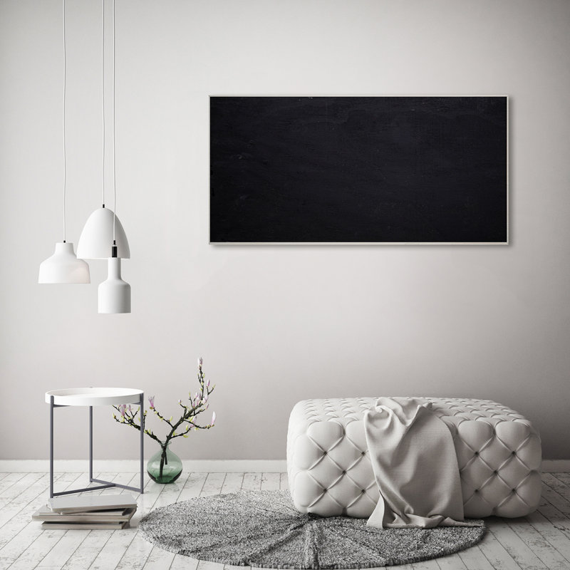 Black Board - Wrapped Canvas Print