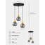 Creason 3 - Light Cluster Pendant-274412290-274412291