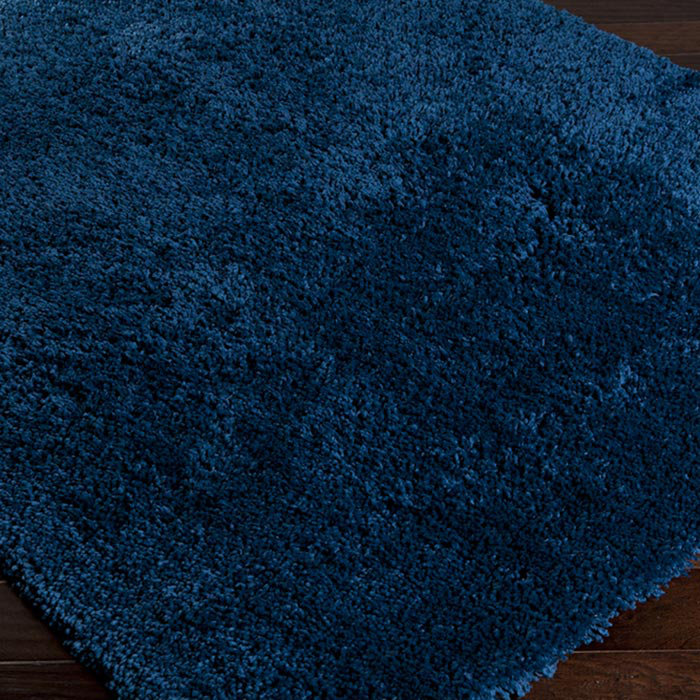 Tapis bleu handwoven saphir Hallum