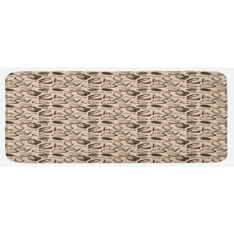 Tapis de cuisine femme