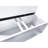 Locking White Metal File Cabinet, 3 Drawers, For Office Storage, Holds Legal/A4/F4 Size Docs, Stable & Dependable 3 Cabinet In White, Lockable, Home Accommodates Secure-482787285