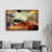 Lekeya Elegant Tempered Glass Wall Art Painting, 13.8 x 21.7 inches | 100% Tempered Glass, Thickness: 0.16 inches | UV Printed for Vibrant Colors | Perfect for Home Decor, Living Room, & Office Spaces
