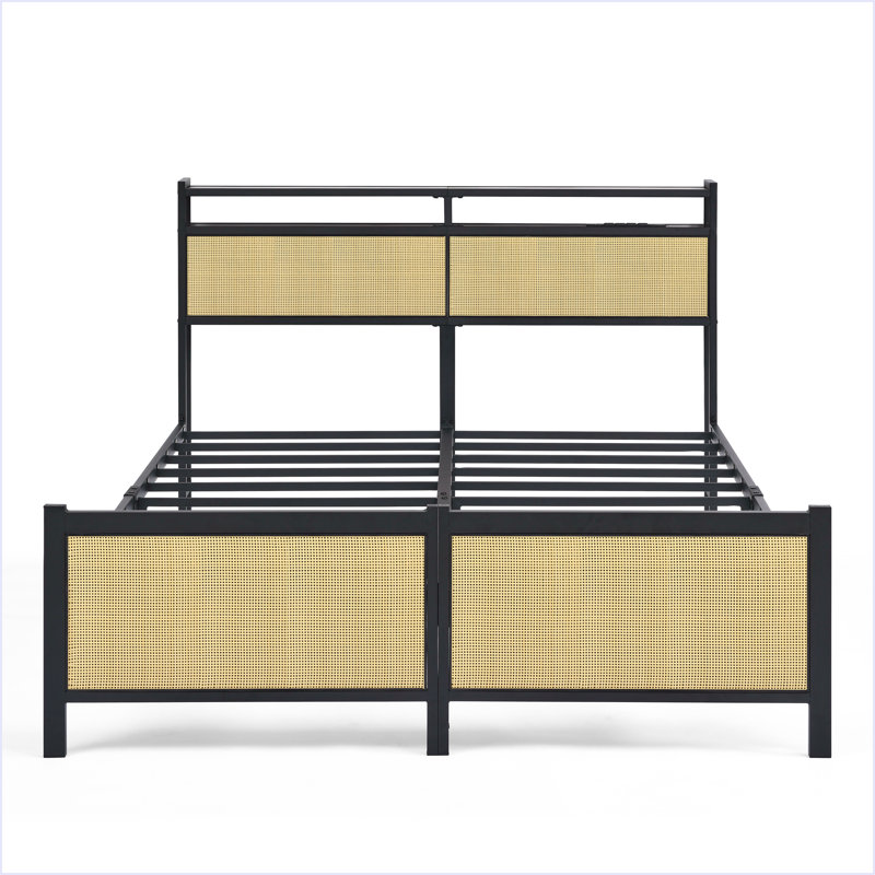 Structure de lit double, Brun