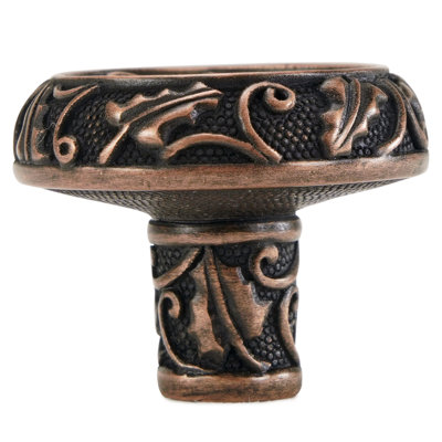ROOKWOOD KNOB IN PLATE